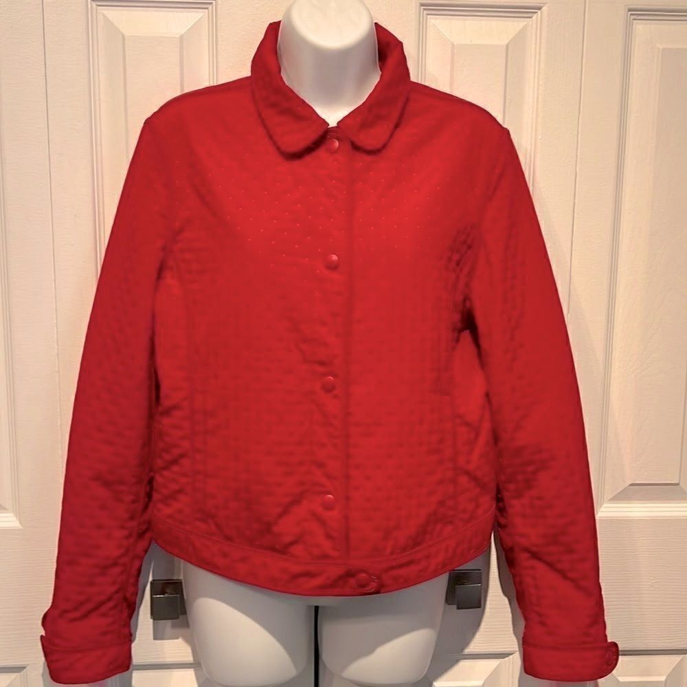 ‎Hilary Radley Red Lightweight Jacket Size M